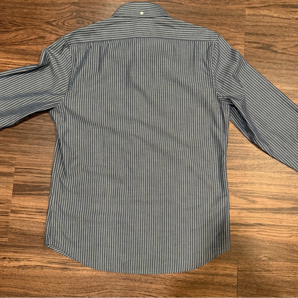 Taylor Stitch The Jack Short in Rinsed Indigo Stripe. Size M. - Picture 4 of 5